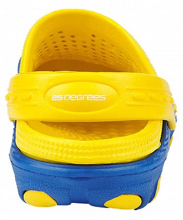На картинке изображен Обувь для пляжа детская 25Degrees Crabs Blue/Yellow 25D2-1005 30-35 Обувь для пляжа детская 25Degrees Crabs Blue/Yellow 25D2-1005 30-35