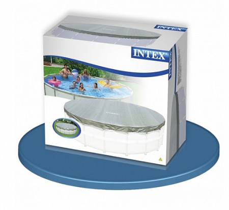 На картинке изображен Чехол для бассейна Intex 57900 Чехол для бассейна Intex 57900