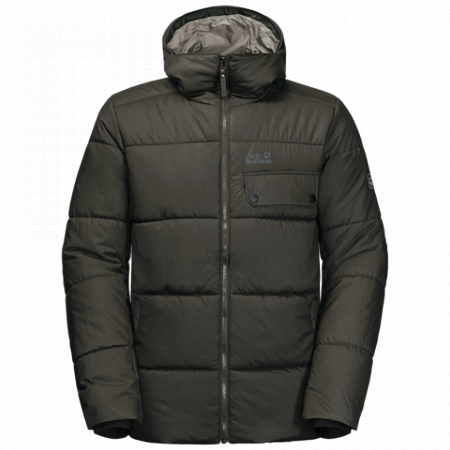На картинке изображен Куртка мужская Jack Wolfskin Kyoto Jacket M dark moss Куртка мужская Jack Wolfskin Kyoto Jacket M dark moss