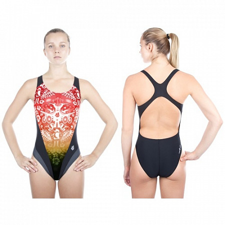 Купальник спортивный женский Mad Wave Attack red
